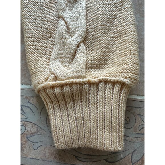 Urban  Out From  Under warm Cable Knit Joggers Yellow Women Size S‎ P - Picture 8 of 8